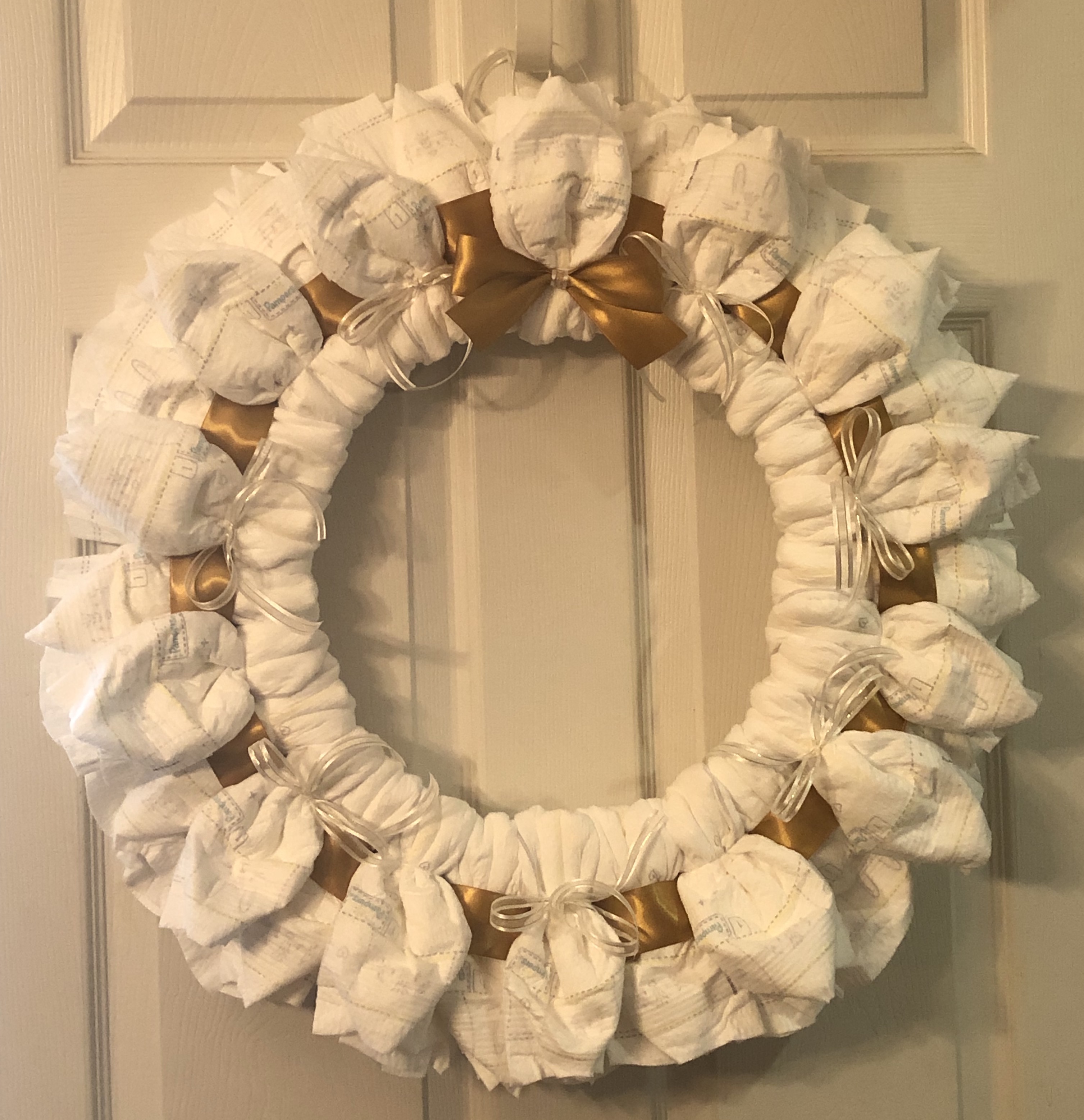 Diaper Wreath