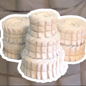 DIY Diaper Cake-fan style