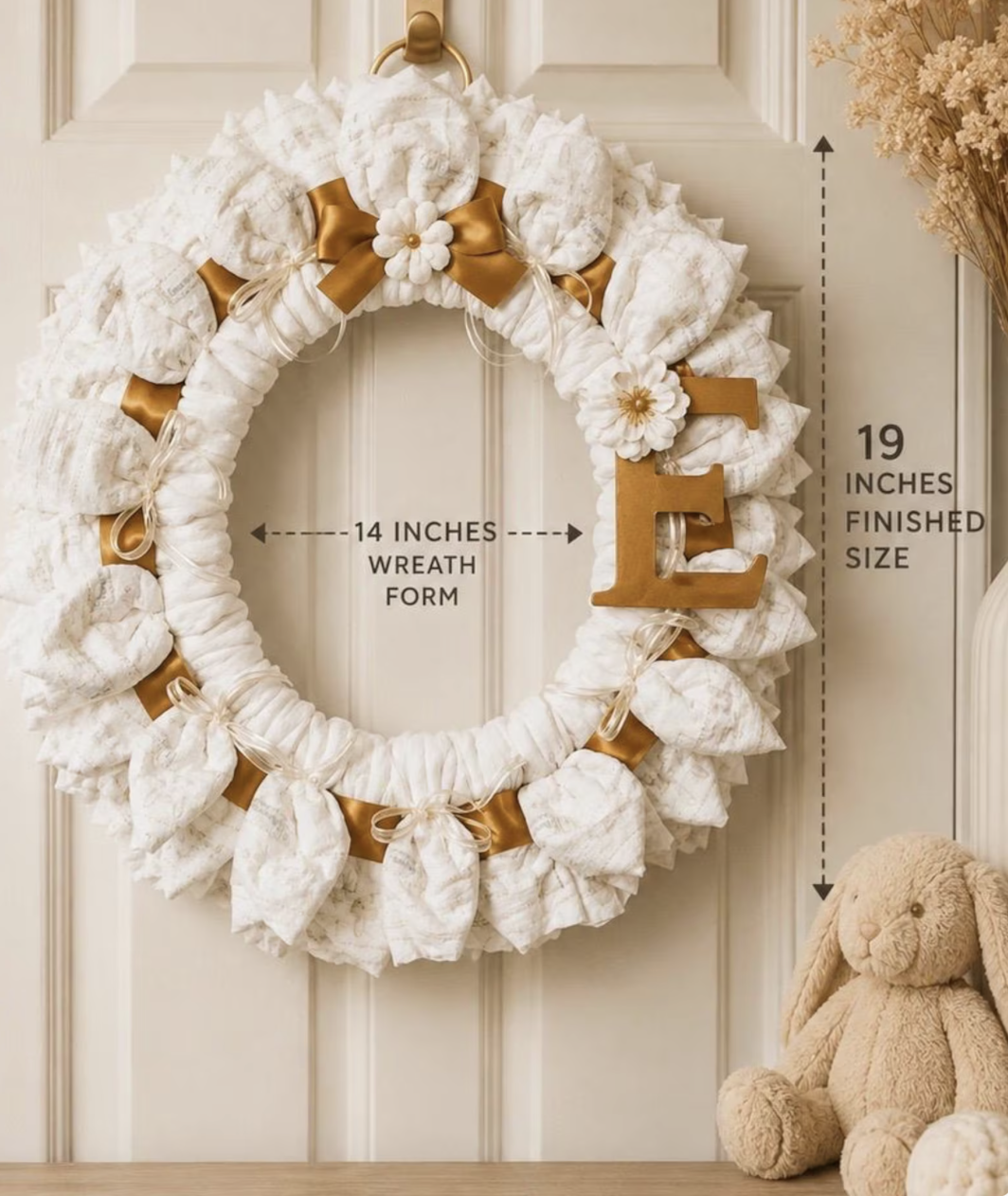 Diaper Wreath