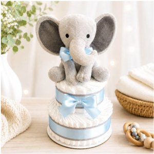 Elephant Diaper Cake