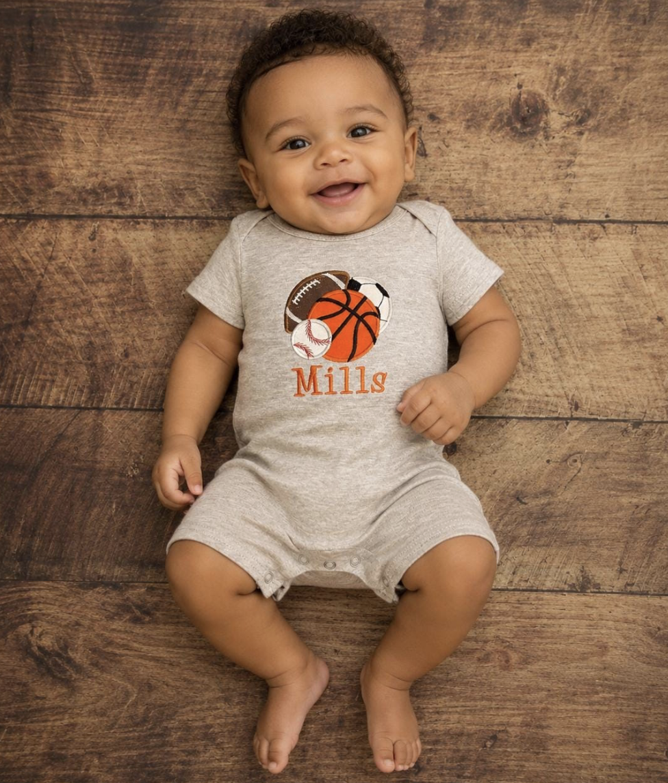 Boys Sports Romper