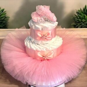 Diaper Cake with TuTu
