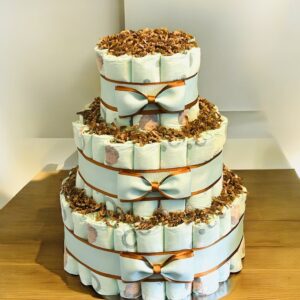 Teddy Bear Diaper Cake