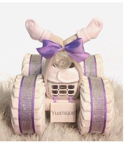 Girl's Diaper 4 Wheeler - Image 6