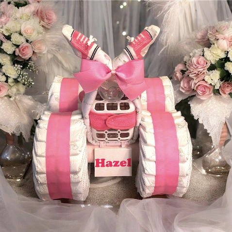 Girl's Diaper 4 Wheeler - Image 8