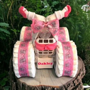 Girl's Diaper 4 Wheeler