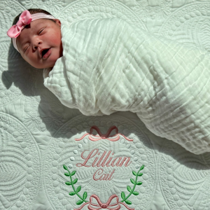 Embroidered Heirloom Blanket