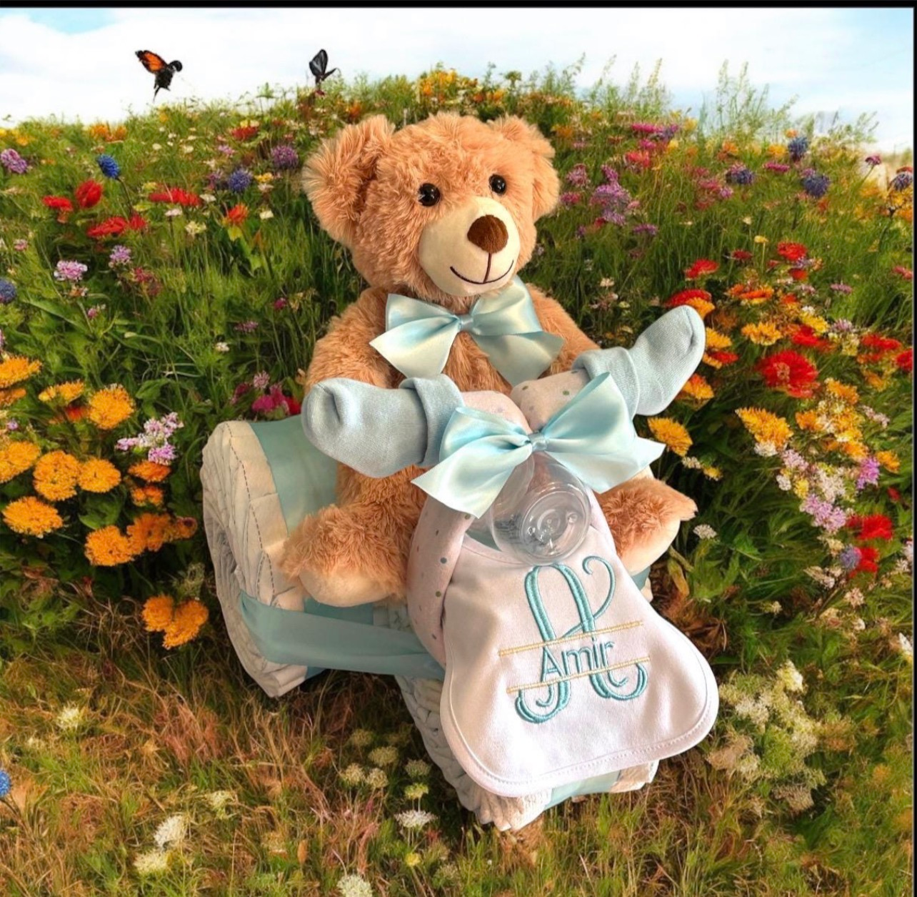 Diaper Three Wheeler with Teddy Bear - Image 3