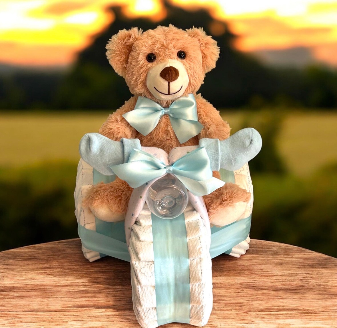 Diaper Three Wheeler with Teddy Bear - Image 4