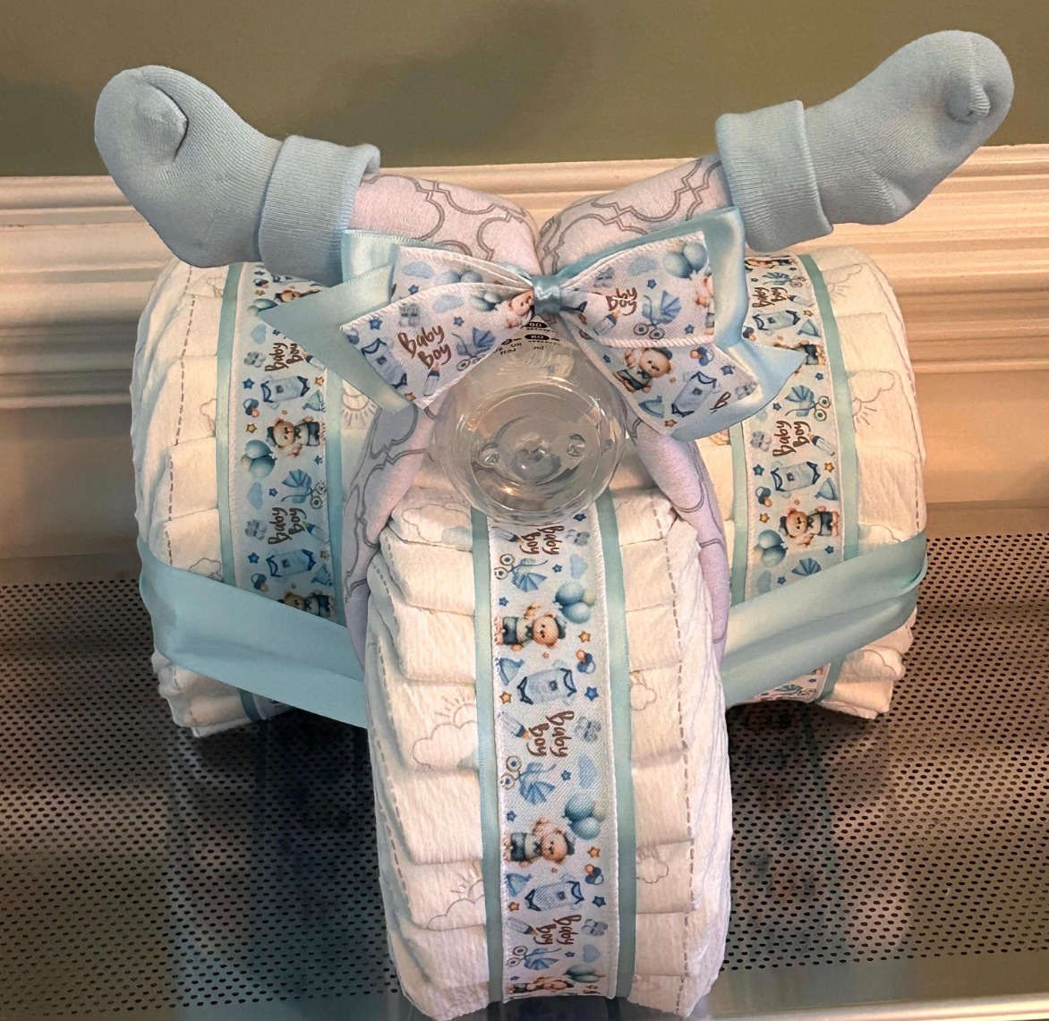 Diaper Three Wheeler with Teddy Bear - Image 5